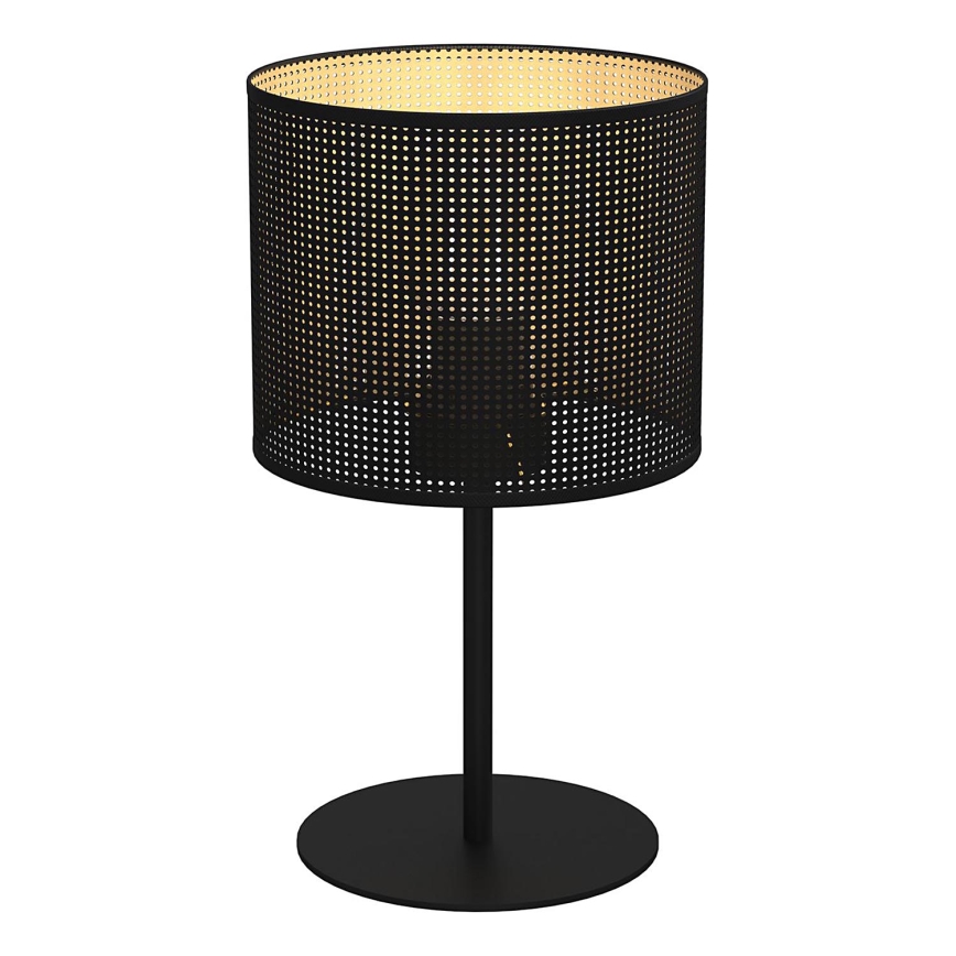 Bordslampa LOFT SHADE 1xE27/60W/230V diameter 18 cm svart/gyllene
