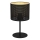 Bordslampa LOFT SHADE 1xE27/60W/230V diameter 18 cm svart/gyllene