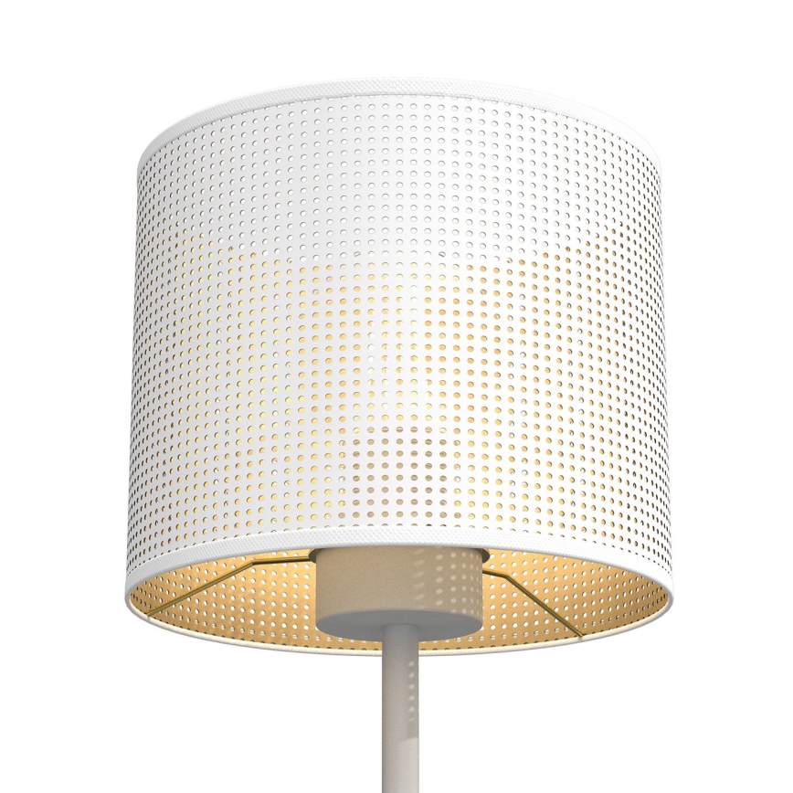 Bordslampa LOFT SHADE 1xE27/60W/230V diameter 18 cm vit/gyllene