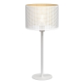 Bordslampa LOFT SHADE 1xE27/60W/230V diameter 25 cm vit/gyllene
