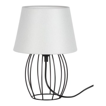 Bordslampa  MANGOO 1xE27/40W/230V grå/svart - FSC-certifierad