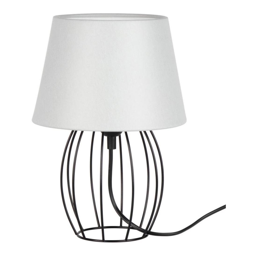 Bordslampa  MANGOO 1xE27/40W/230V grå/svart - FSC-certifierad