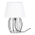 Bordslampa  MANGOO 1xE27/40W/230V vit /svart - FSC-certifierad