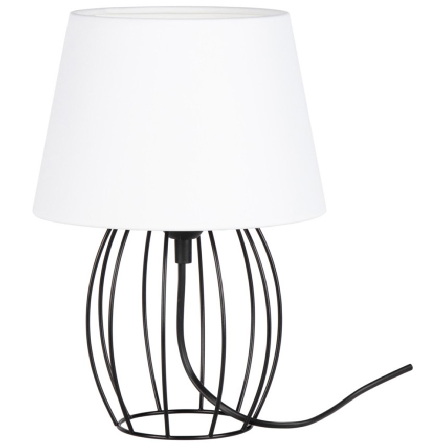 Bordslampa  MANGOO 1xE27/40W/230V vit /svart