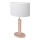 Bordslampa MERCEDES 1xE27/40W/230V 46 cm vit/ek