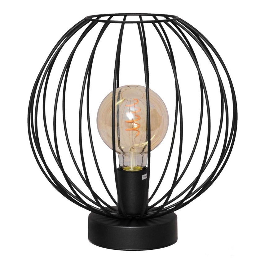Bordslampa MERCURE 1xE27/15W/230V svart