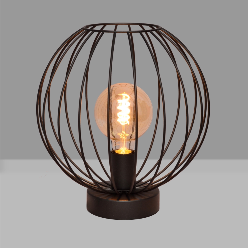 Bordslampa MERCURE 1xE27/15W/230V svart