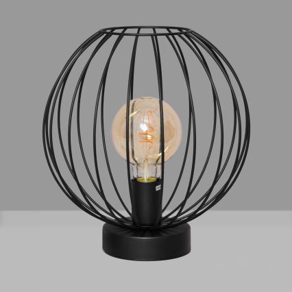 Bordslampa MERCURE 1xE27/15W/230V svart