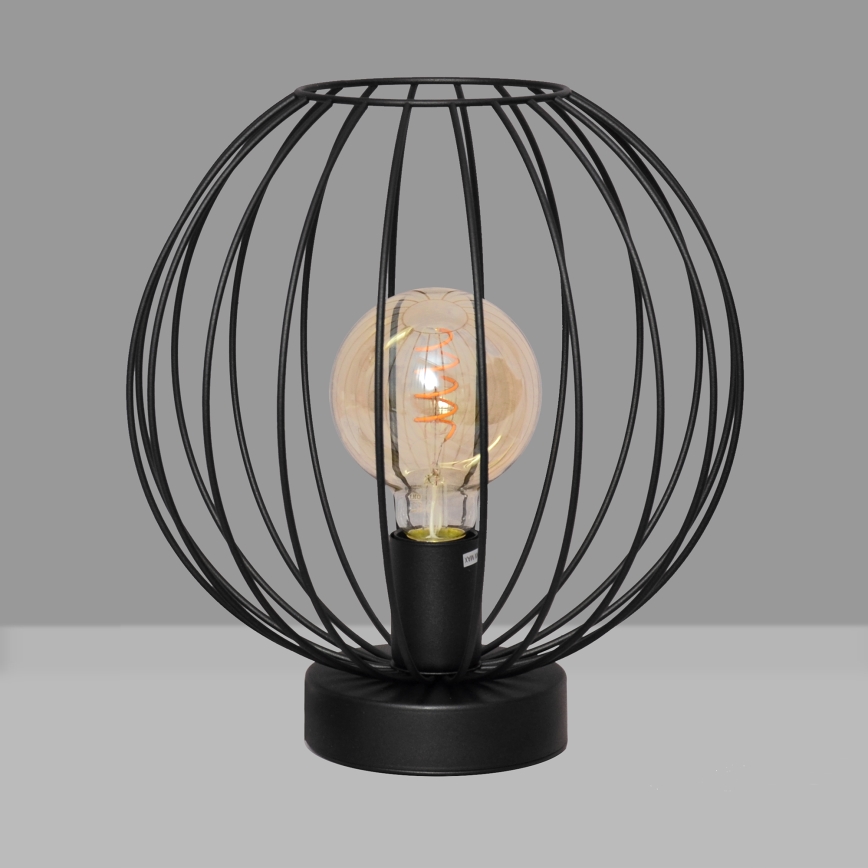 Bordslampa MERCURE 1xE27/15W/230V svart