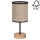 Bordslampa NEGRO 1xE27/25W/230V valnöt - FSC-certifierad