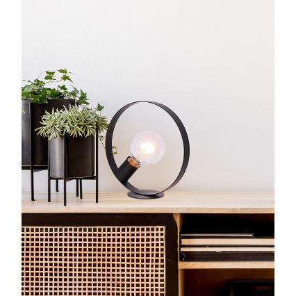 Bordslampa NEXO 1xE27/40W/230V svart