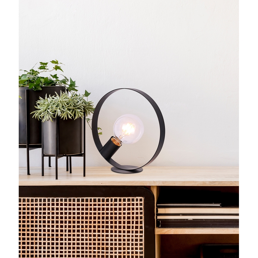 Bordslampa NEXO 1xE27/40W/230V svart