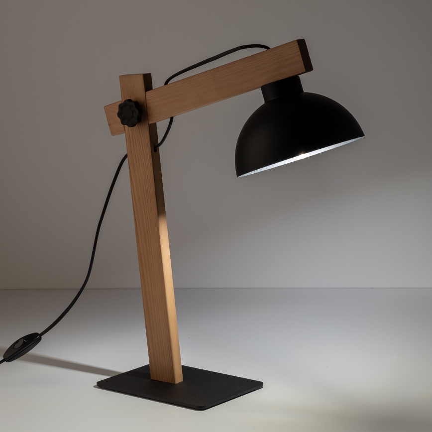 Bordslampa OSLO 1xE27/15W/230V tall/svart