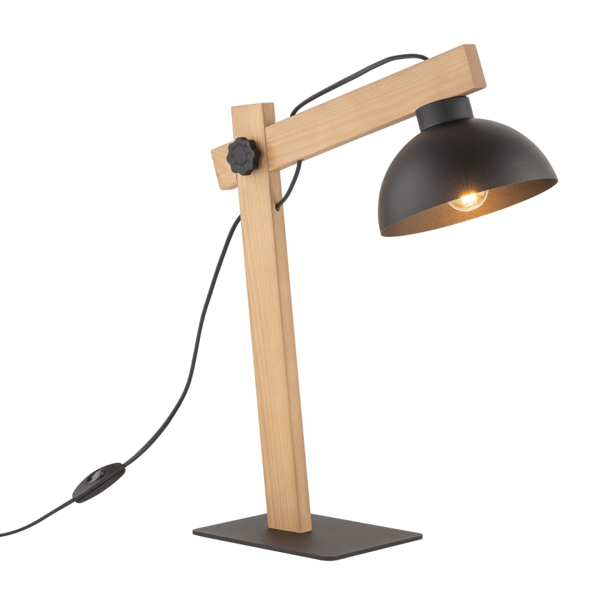 Bordslampa OSLO 1xE27/15W/230V tall/svart