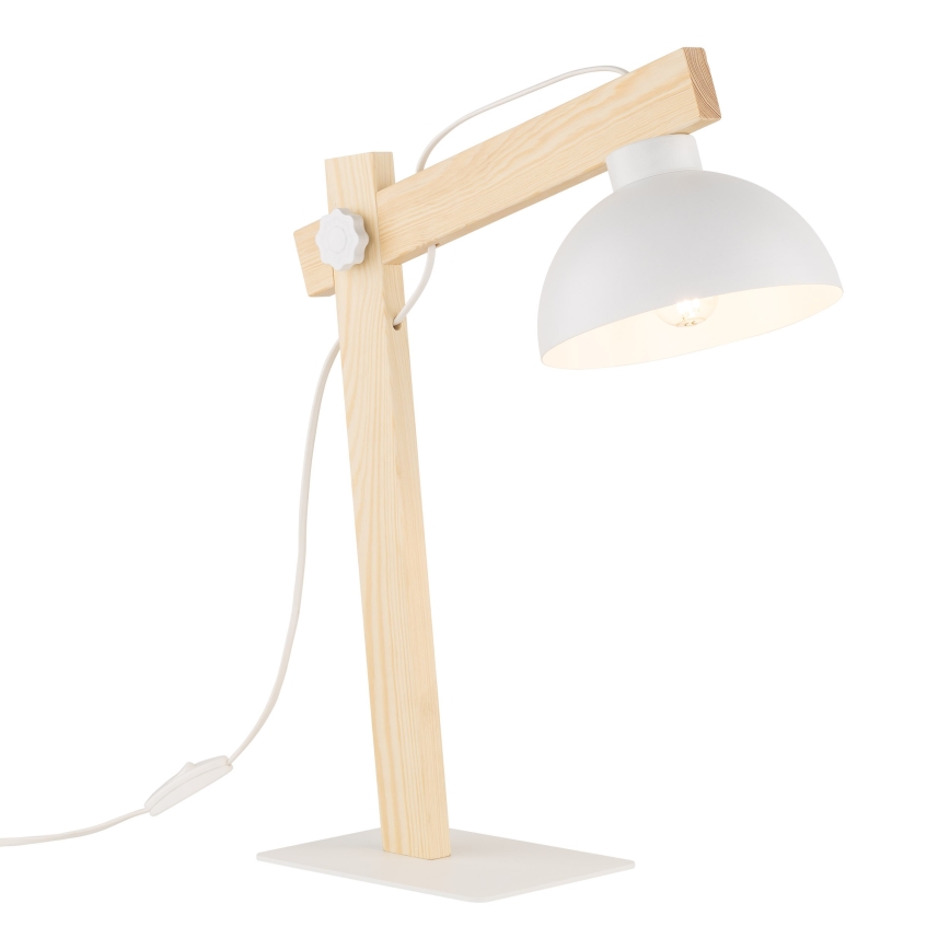 Bordslampa OSLO 1xE27/15W/230V tall/vit