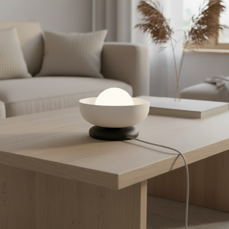 Bordslampa OZZY 1xG9/8W/230V grå