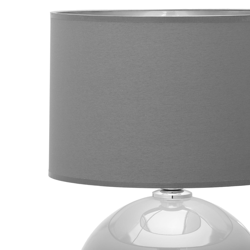 Bordslampa PALLA 1xE27/15W/230V grå