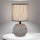 Bordslampa PINIA 1xE14/25W/230V keramik beige/grå
