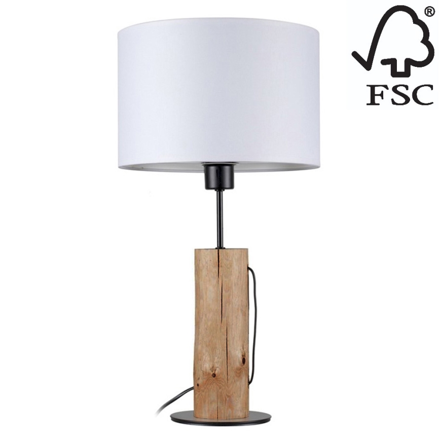 Bordslampa PINO 1xE27/40W/230V - FSC-certifierad