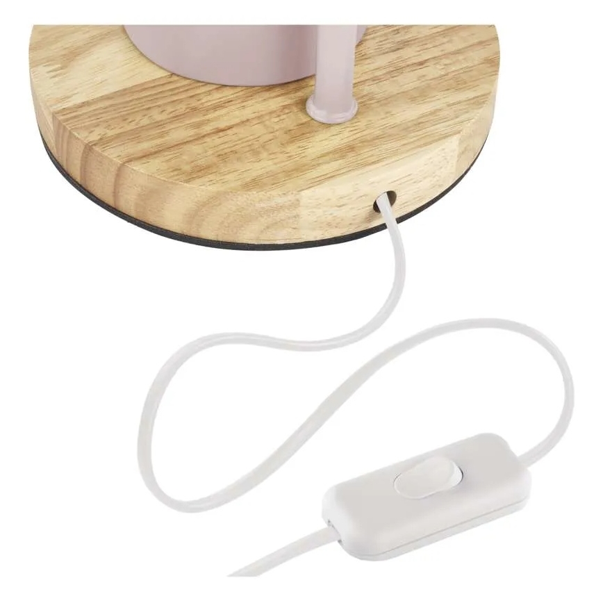 Bordslampa POPPY 1xE27/25W/230V rosa