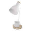 Bordslampa POPPY 1xE27/25W/230V vit