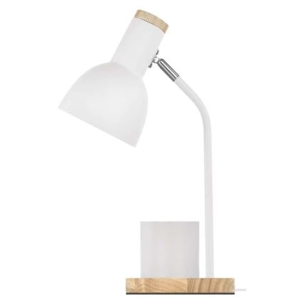 Bordslampa POPPY 1xE27/25W/230V vit