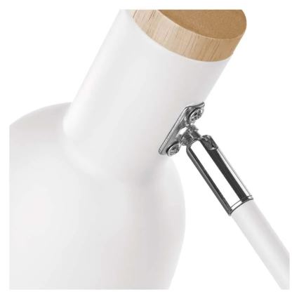 Bordslampa POPPY 1xE27/25W/230V vit