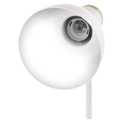 Bordslampa POPPY 1xE27/25W/230V vit