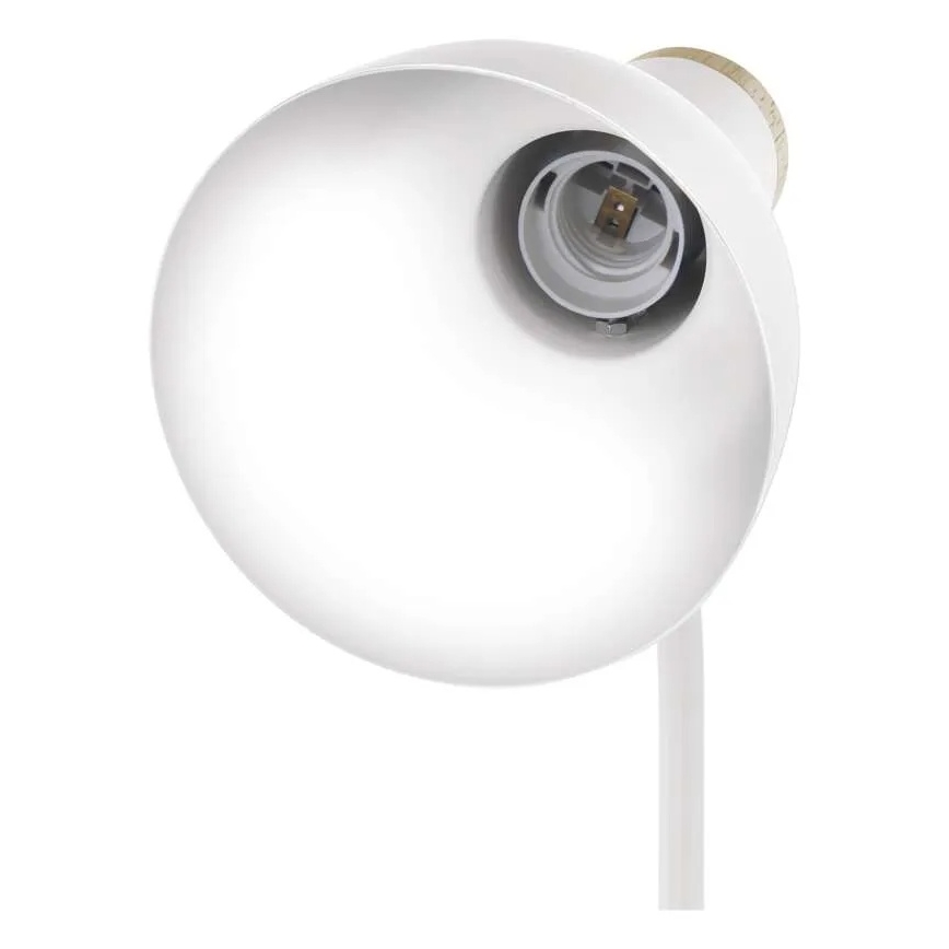 Bordslampa POPPY 1xE27/25W/230V vit