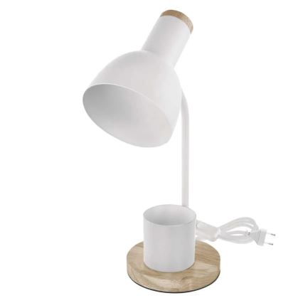 Bordslampa POPPY 1xE27/25W/230V vit