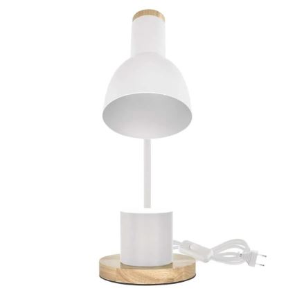 Bordslampa POPPY 1xE27/25W/230V vit