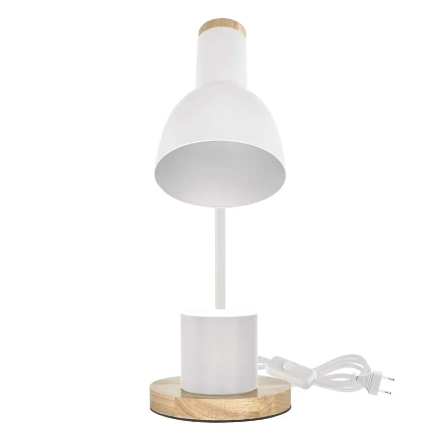 Bordslampa POPPY 1xE27/25W/230V vit