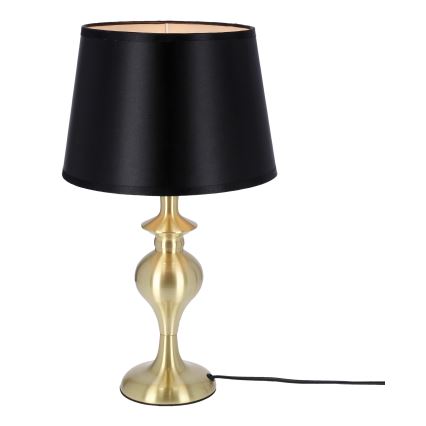 Bordslampa PRIMA GOLD 1xE27/60W/230V svart/guld