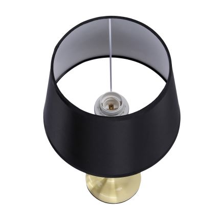 Bordslampa PRIMA GOLD 1xE27/60W/230V svart/guld