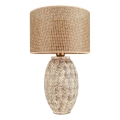 Bordslampa RAMZES 1xE27/40W/230V beige
