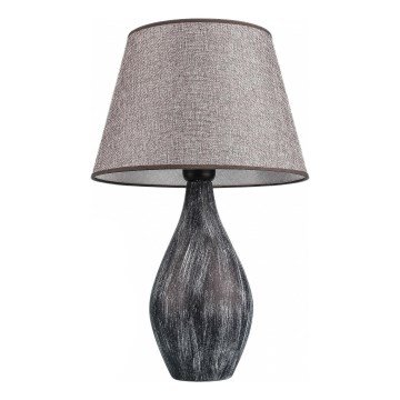 Bordslampa RAMZES 1xE27/40W/230V grå