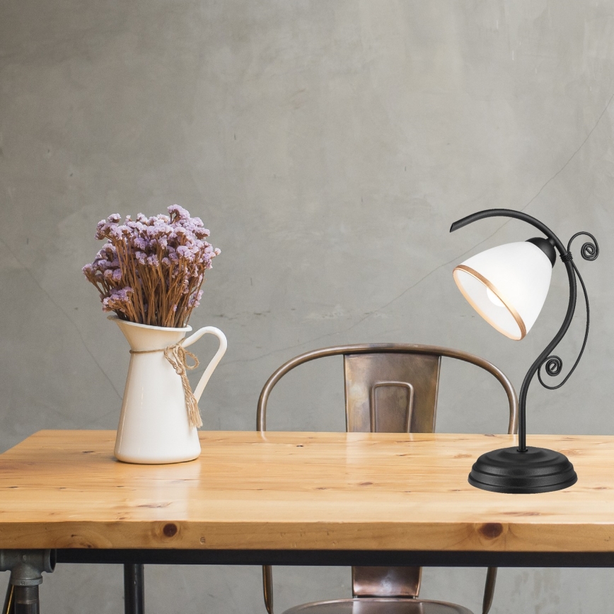 Bordslampa RETRO II 1xE27/60W/230V svart