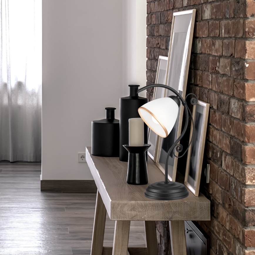 Bordslampa RETRO II 1xE27/60W/230V svart