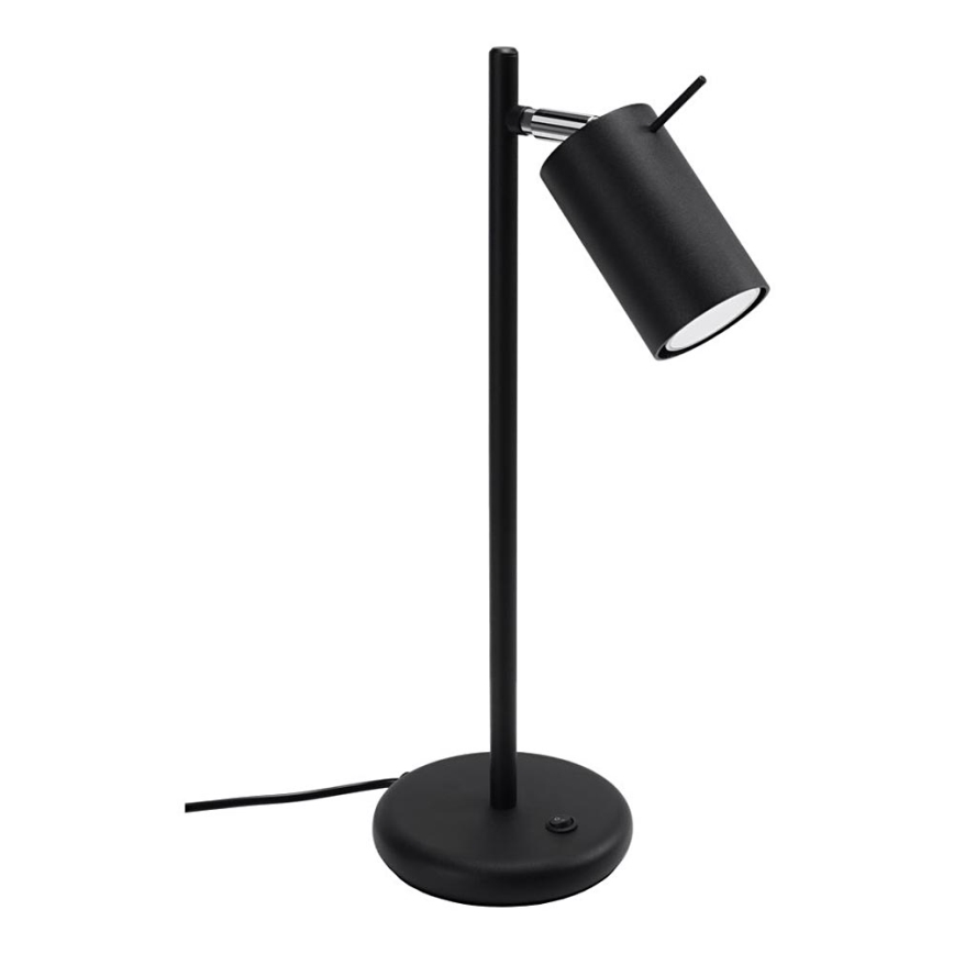 Bordslampa RING 1xGU10/10W/230V svart