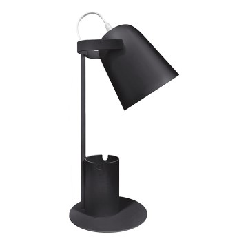 Bordslampa ROLIG 1xE27/25W/230V svart