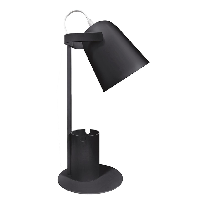 Bordslampa ROLIG 1xE27/25W/230V svart