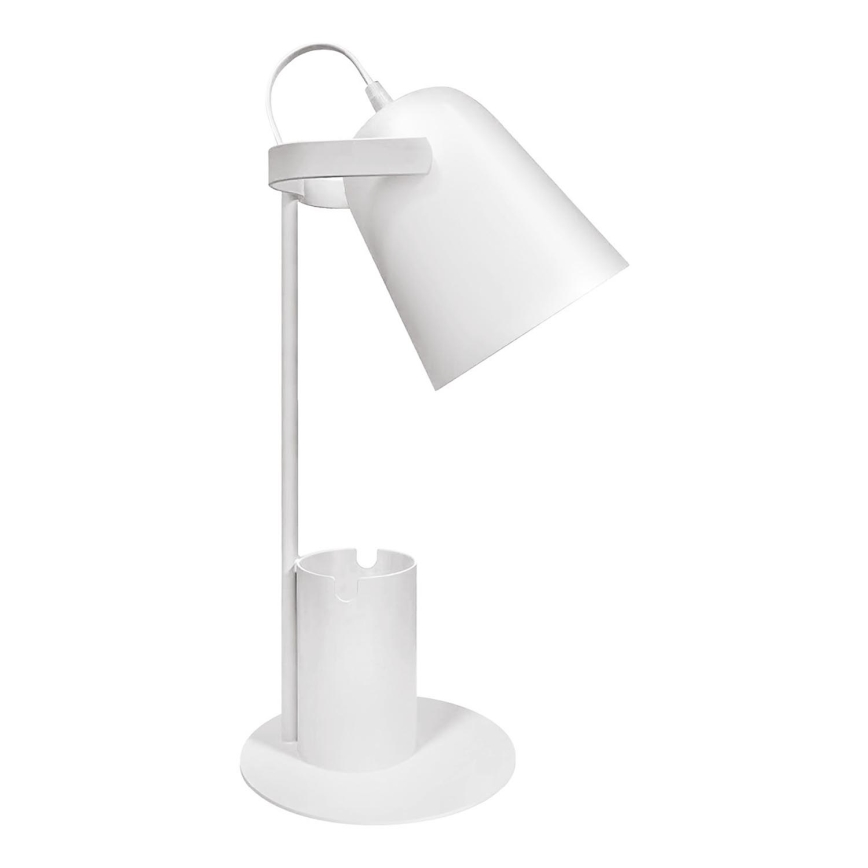 Bordslampa ROLIG 1xE27/25W/230V vit