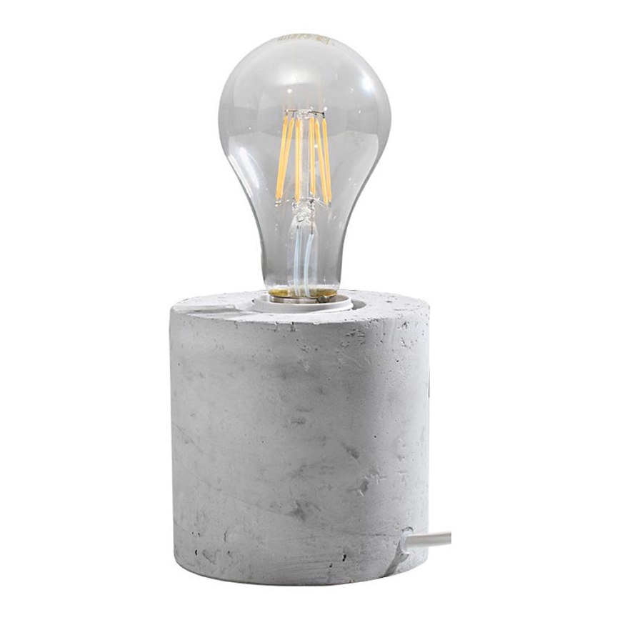 Bordslampa SALGADO 1xE27/60W/230V betong