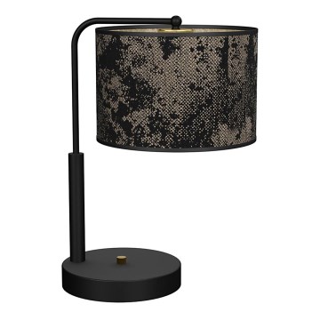 Bordslampa  SATINO 1xE27/60W/230V svart /gyllene