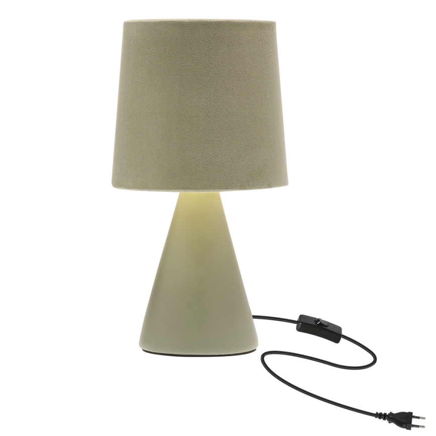 Bordslampa SATTI 1xE14/40W/230V grön