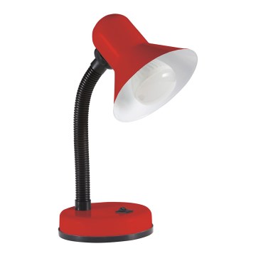 Bordslampa SMIESZEK 1xE27/40W/230V röd