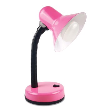 Bordslampa SMIESZEK 1xE27/40W/230V rosa
