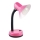 Bordslampa SMIESZEK 1xE27/40W/230V rosa