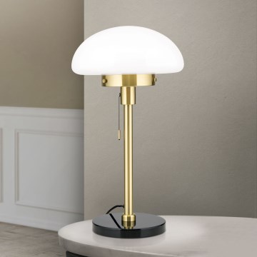 Bordslampa SPARTA 1xE27/40W/230V guld/svart