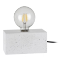 Bordslampa STRONG DOUBLE 1xE27/25W/230V betong